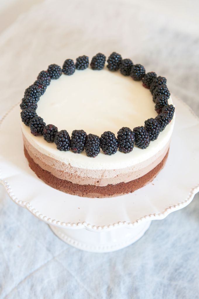 3erlei Mousse au Chocolat-Torte